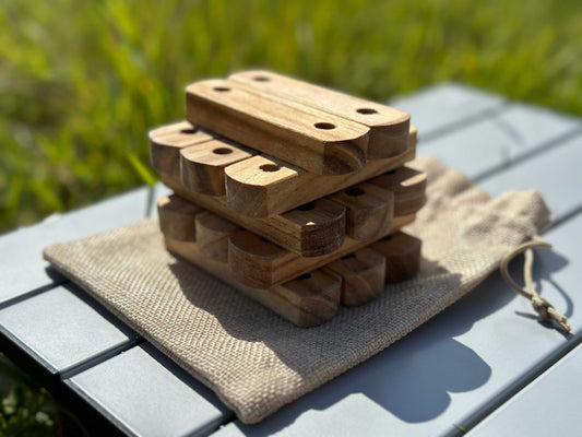 Wooden Sliders for Guy Ropes