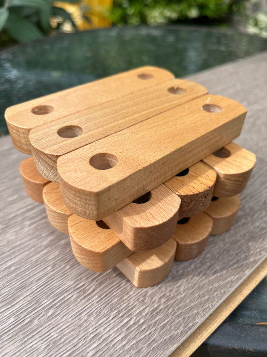 Wooden Sliders for Guy Ropes