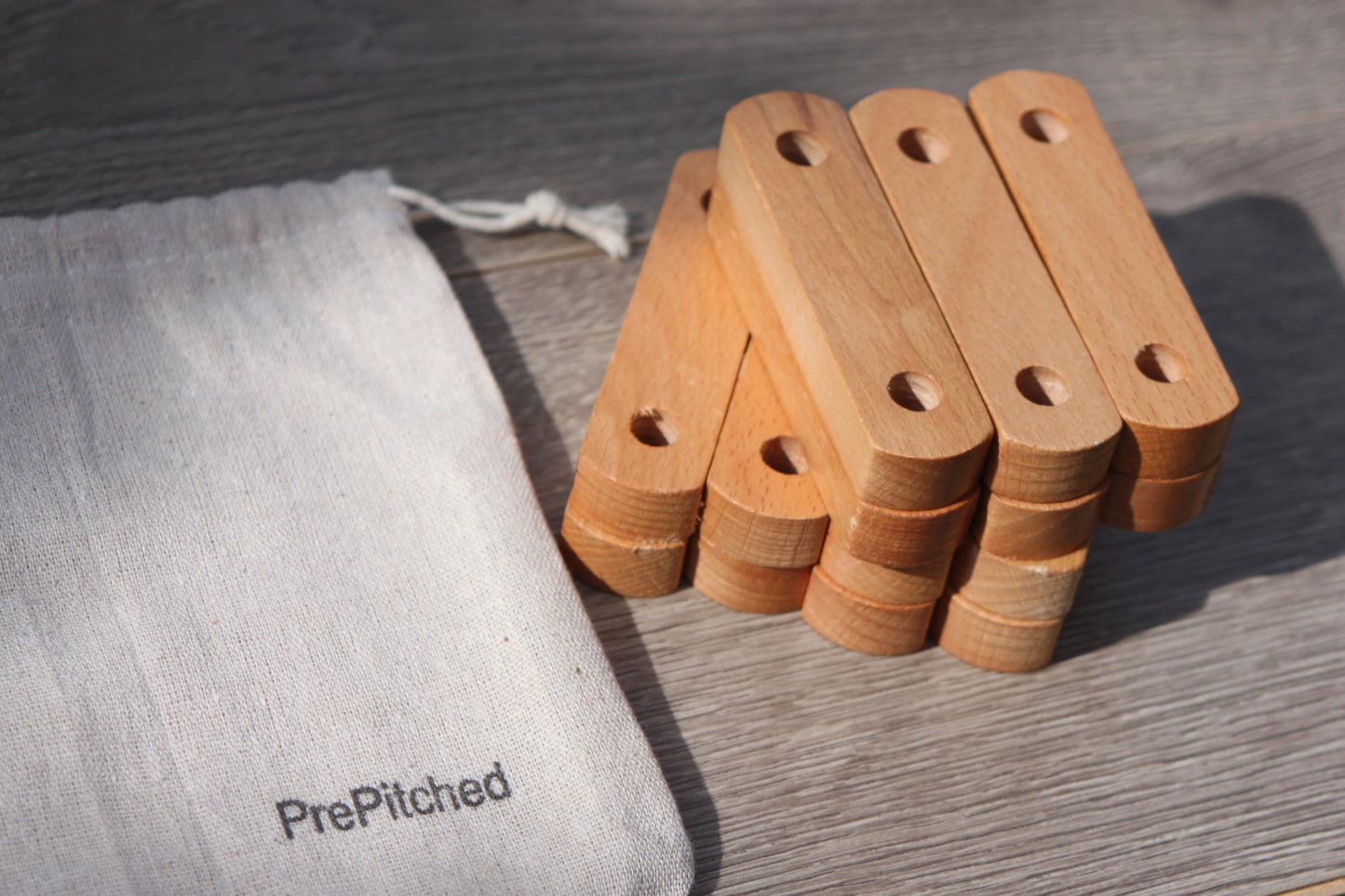 Wooden Sliders for Guy Ropes