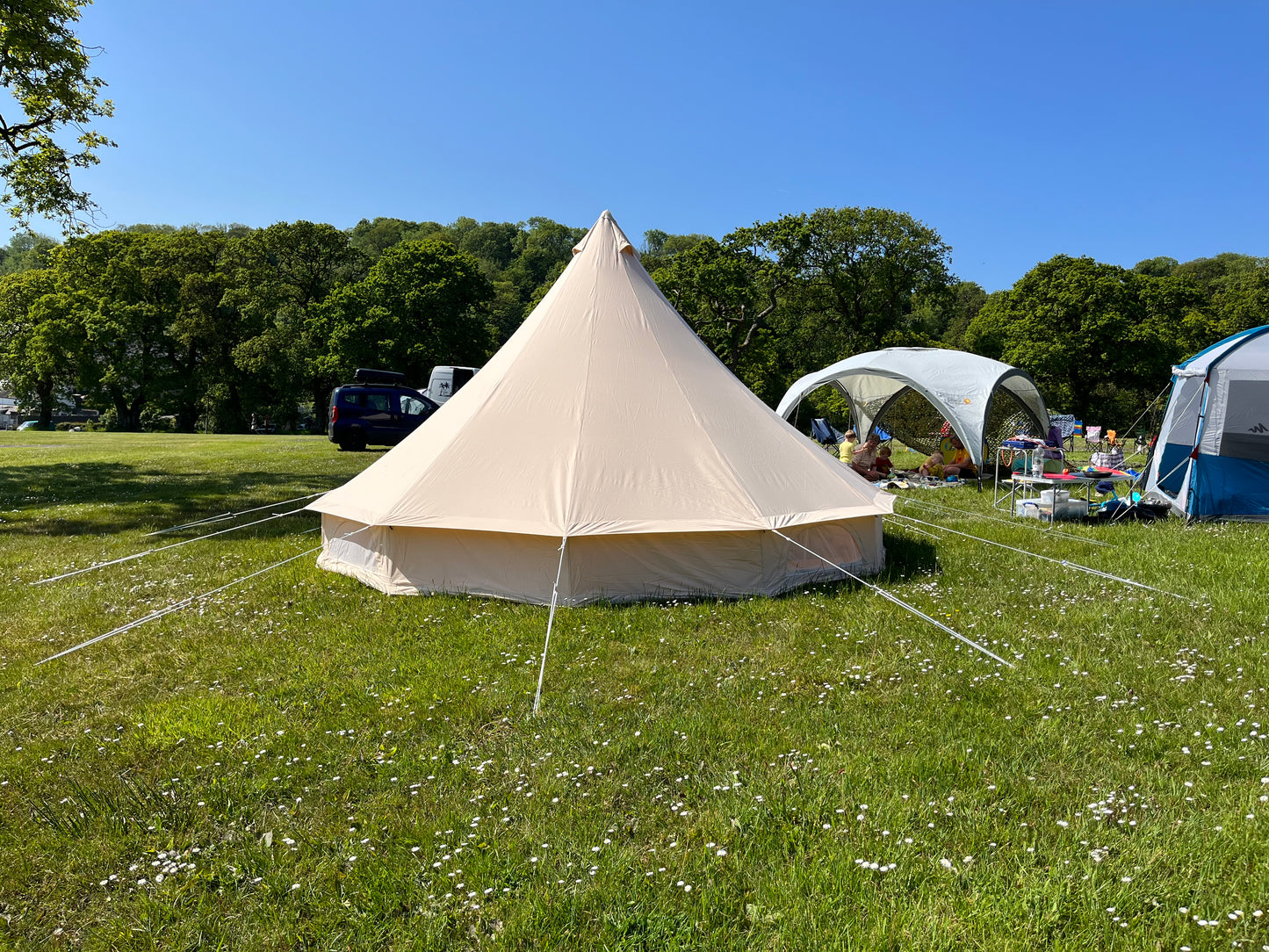 Back of 5m Bell Tent